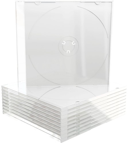 MediaRange | CD Slimcase | 5.2mm | 1 Disc | Transparant | 100 Stuks