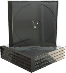 MediaRange | CD Jewelcase | Machine Packaging Quality | 10.4mm | 1 Disc | Zwart | 50 Stuks