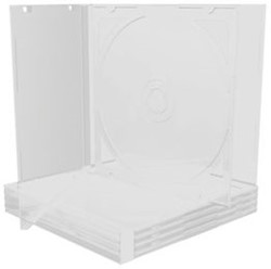 MediaRange | CD Jewelcase | 10.4mm | 2 Disc | Transparant | 100 Stuks