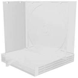 MediaRange | CD Jewelcase | 10.4mm | 2 Disc | Transparant | 100 Stuks