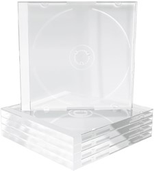 MediaRange | CD Jewelcase | 10.4mm | 1 Disc | Transparant | 100 Stuks