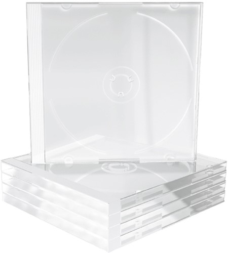 MediaRange | CD Jewelcase | 10.4mm | 1 Disc | Transparant | 100 Stuks