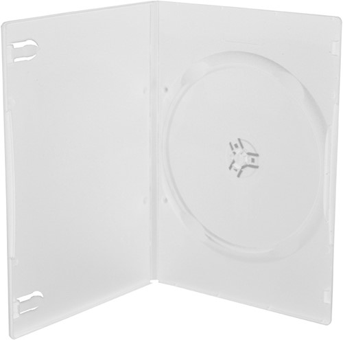 MediaRange | DVD Videobox | 7mm | 1 Disc | Slimline | Transparant | 100 Stuks