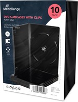 MediaRange | DVD Videobox | Slimline | 7mm | 1 Disc | Zwart | 10 Stuks-2