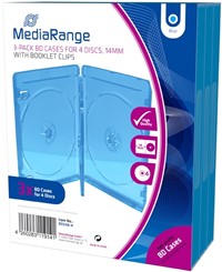 MediaRange | BluRay Videobox | 4 Disc | 3 Stuks