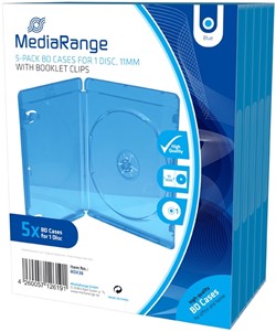MediaRange | BluRay Videobox | 1 Disc | 5 Stuks