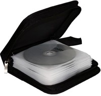 MediaRange | Opbergmap | 24 Disc | Zipper Wallet | Nylon
