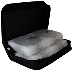 MediaRange | Opbergmap | 96 Disc | Zipper Wallet | Nylon
