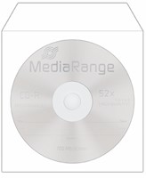 MediaRange | Hoesjes | CD/DVD | Papier | Insteekflap | Venster | 1 Disc | Wit | 50 Stuks-2