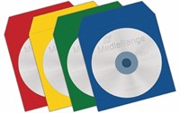 MediaRange | Hoesjes | CD/DVD | Papier | Insteekflap | Venster |  1 Disc | 4 kleuren | 100 Stuks-2