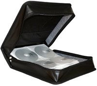 MediaRange | Opbergmap | 300 Disc | Zipper | Wallet | Kunstleer
