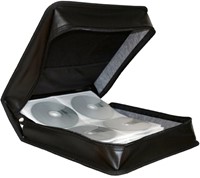 MediaRange | Opbergmap | 300 Disc | Zipper | Wallet | Kunstleer