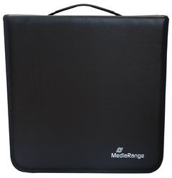 MediaRange | Opbergmap | 500 Disc | Zipper | Wallet | Kunstleer-3