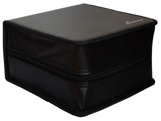 MediaRange | Opbergmap | 500 Disc | Zipper | Wallet | Kunstleer-2