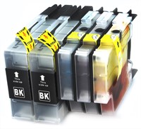 LC-1240 | 5 Pack | Huismerk | Cartridges voor Brother