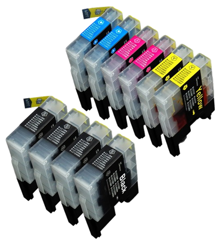 LC-1280 | 10 Pack | Huismerk | Cartridges voor Brother