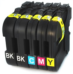 LC-985 | 5 Pack | Huismerk | Cartridges voor Brother
