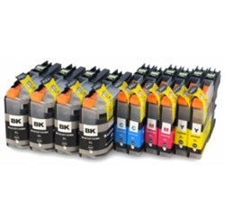 LC-123 | 10 Pack | Huismerk | Cartridges voor Brother