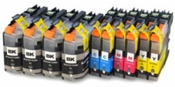 LC-123 | 10 Pack | Huismerk | Cartridges voor Brother