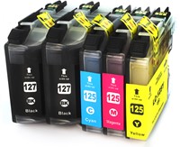 LC-127 XL | LC-125 XL | 5 Pack | Huismerk | Cartridges voor Brother