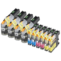 LC-127 XL | LC-125 XL | 10 Pack | Huismerk | Cartridges voor Brother