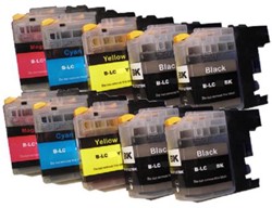 LC-227 XL | LC-225 XL | 10 Pack | Huismerk | Cartridges voor Brother