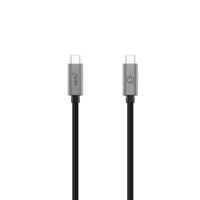 Pepper Jobs | Oplaadkabel | Datakabel | USB-C | USB-C | 10 Gbps | Max 100 Watt | 1 mtr | Zwart