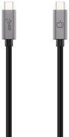 Pepper Jobs | Oplaadkabel | Datakabel | USB-C | USB-C | 10 Gbps | Max 100 Watt | 1 mtr | Zwart