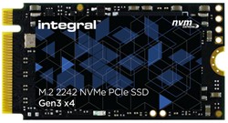 Integral | SSD | Intern | 2 TB | PCIe | NVMe | 1.3 |  M.2 | 22 x 42 mm | Lezen 2400 MB/s | Schrijven 2100 MB/s