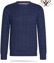 Adria Cable Sweater Navy