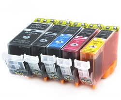 PGI-520 | CLI-521 | 5 Pack | Huismerk | Cartridges voor Canon