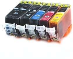 PGI-525 | CLI-526 | 5 Pack | Huismerk | Cartridges voor Canon