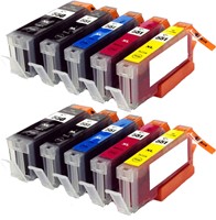 PGI-550 XL | CLI-551 XL | 10 Pack | Huismerk | Cartridges voor Canon