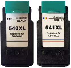 PG-540 XL | CL-541 XL | 2 Pack | Huismerk | Cartridges voor Canon