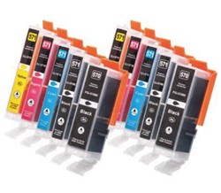 PGI-570 XL | CLI-571 XL | 10 Pack | Huismerk | Cartridges voor Canon