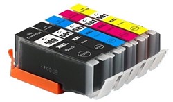 PGI-580 XXL | CLI-581 XXL | 5 Pack | Huismerk | Cartridges voor Canon