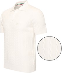 Caorle Cable Polo S/S Off white