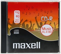 Maxell | CD-R | Audio | Music | 80 Min | 10 stuks