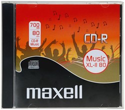 Maxell | CD-R | Audio | Music | 80 Min | 10 stuks