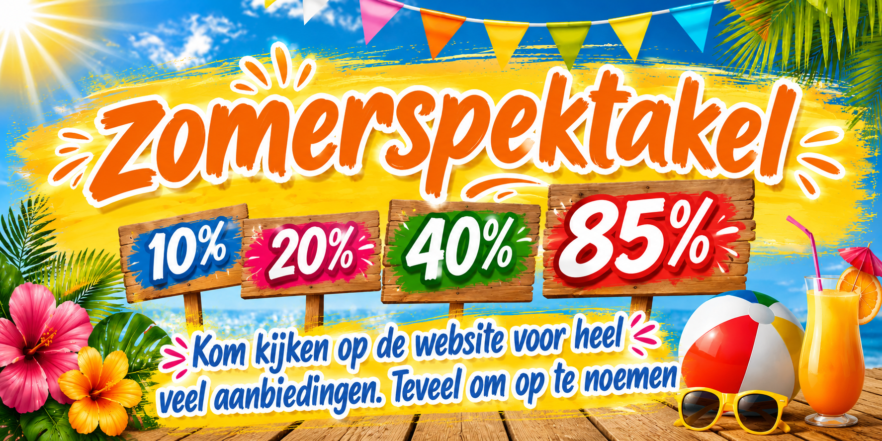 Voorpagina - Big - banner Slider - Zomer