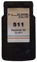 CL-511 | 1x Kleur | Huismerk | Cartridges voor Canon