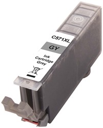 CLI-571 XL | 1x Grijs | Huismerk | Cartridges voor Canon