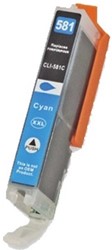CLI-581 XXL | 1x Cyaan | Huismerk | Cartridges voor Canon