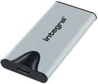 Integral | SSD | Extern | 2 TB | USB-C | USB-A | SlimXpress Pro Silver