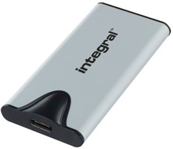 Integral | SSD | Extern | 1 TB | USB-C | USB-A | SlimXpress Pro Silver
