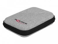 DeLock | Harddisk | Beschermhoes | 2,5 inch | Wallet | Grijs
