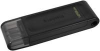 Kingston | USB Stick | 128 GB | USB-C 3.2 Gen-1 | DataTraveler 70 | Zwart-3