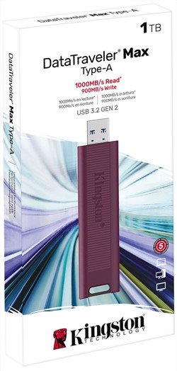 Kingston | USB Stick | 1 TB | USB 3.2 Gen-2 | Datatraveler Max | 1000R/900W