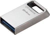 Kingston | USB Stick | 64 GB | USB 3.2 Gen-1 | Datatraveler Small | 200R | Metal-3