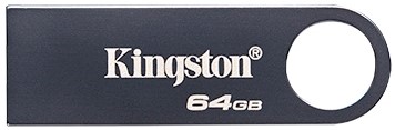 Kingston | USB Stick | 64 GB | USB 3.2 Gen-1 | DataTraveler SE9 G3 | 220R/100W | Metal | Donker nikkel-2